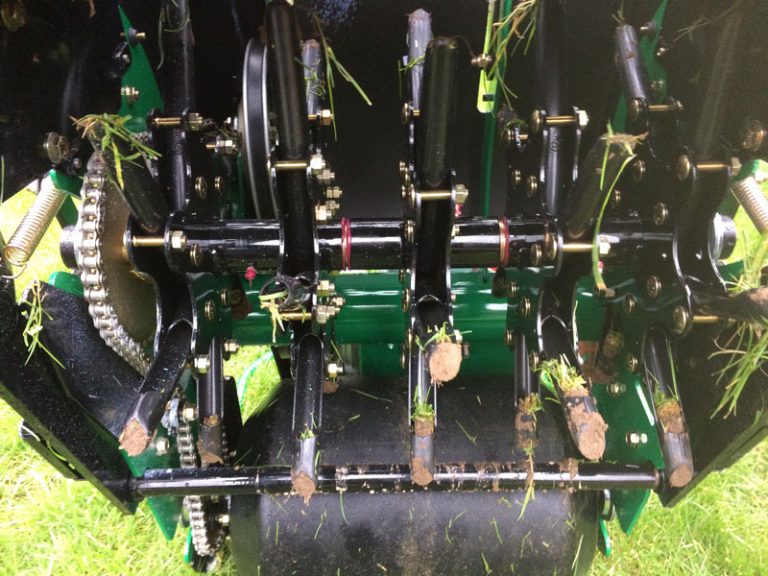 Hollowtine Aeration Green Man Lawn Care